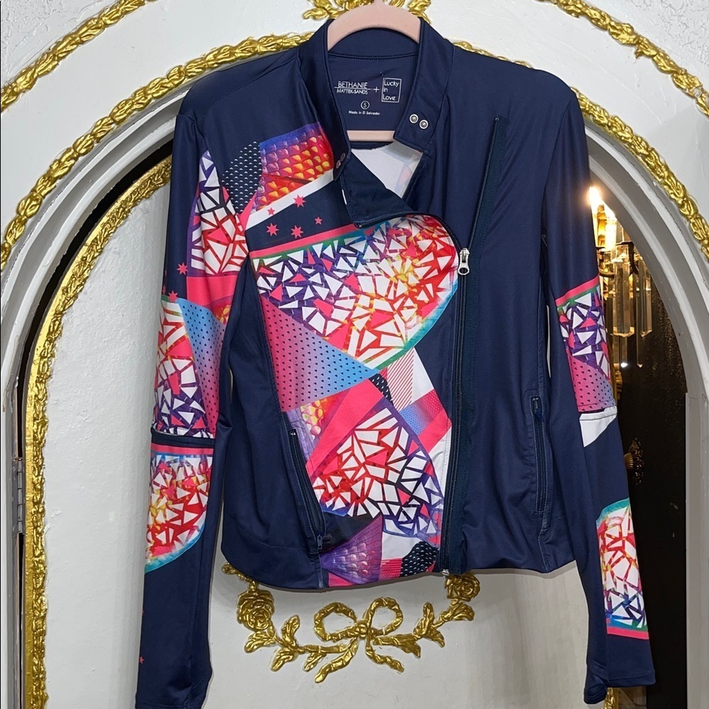 Lucky in Love X Bethanie Mattek-Sands NWOT Zip Jacket Size S